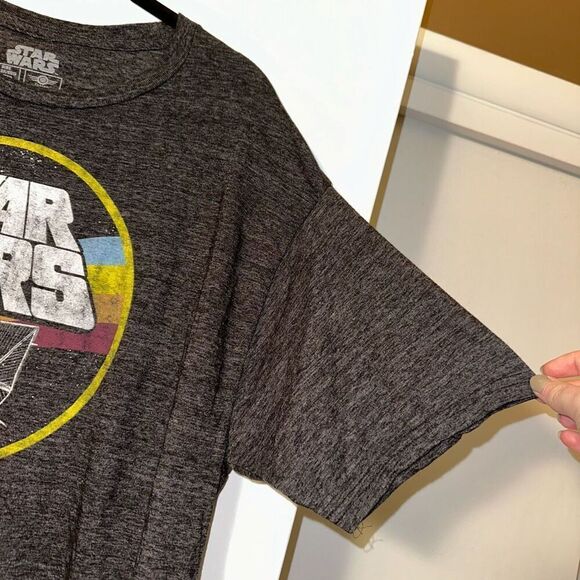Star Wars Unisex Charcoal Gray Graphic Tee Size XXL EUC - Picture 4 of 11
